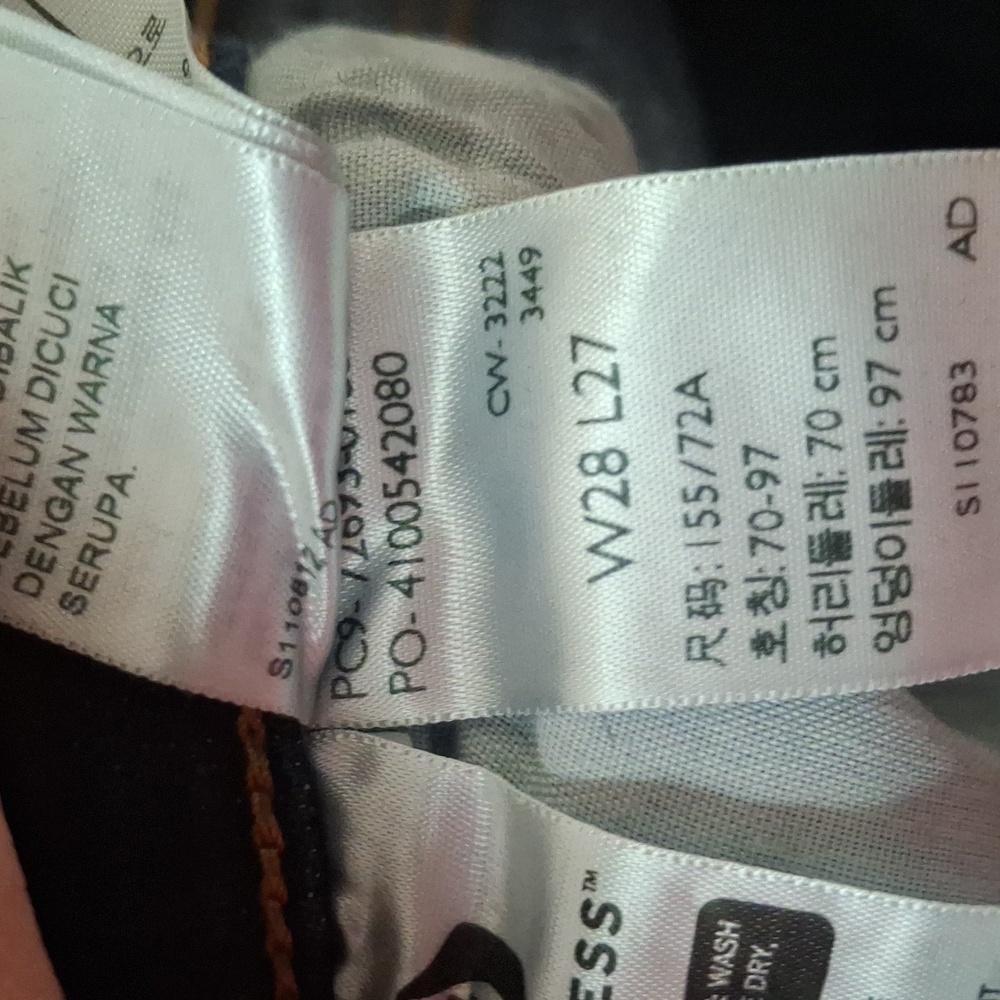 Levi's Women's Straight Leg Jeans - Dark Blue - Picture 4 of 7